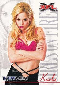 #97 Karla - New York-New Jersey Hitmen - 2001 Topps XFL Football