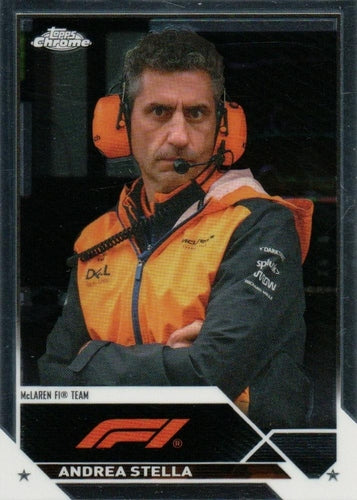 #97 Andrea Stella - McLaren F1 Team - 2023 Topps Chrome Formula 1 Racing