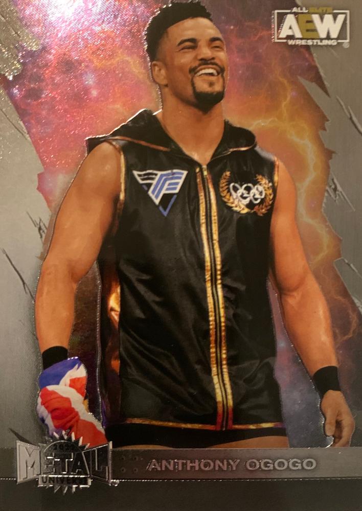 #97 Anthony Ogogo - 2022 SkyBox Metal Universe AEW Wrestling