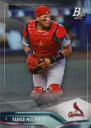 #97 Yadier Molina - St. Louis Cardinals - 2021 Bowman Platinum Baseball
