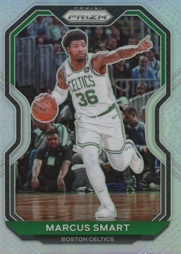 #97 Marcus Smart - Boston Celtics - 2020-21 Panini Prizm - Silver Prizms Basketball
