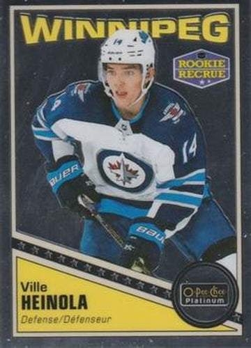 #R-97 Ville Heinola - Winnipeg Jets - 2019-20 O-Pee-Chee Platinum - Retro Hockey