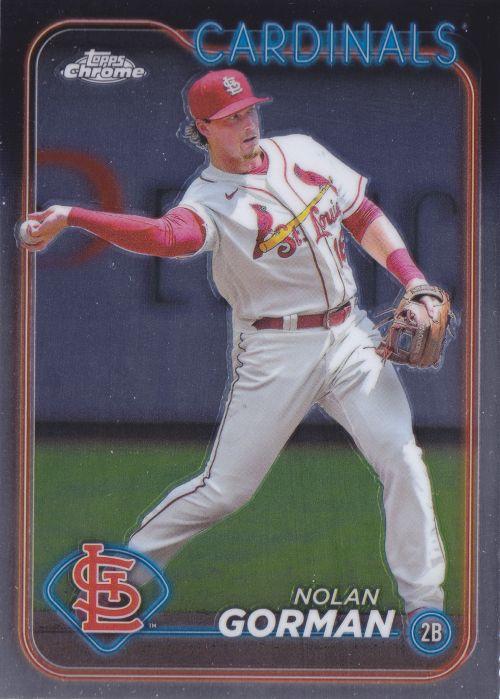 #97 Nolan Gorman - St. Louis Cardinals - 2024 Topps Chrome Baseball