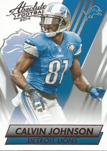 #97 Calvin Johnson - Detroit Lions - 2014 Panini Absolute - Red Football