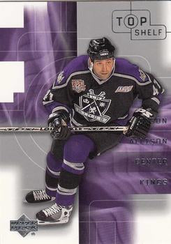 #97 Jason Allison - Los Angeles Kings - 2001-02 Upper Deck Top Shelf Hockey