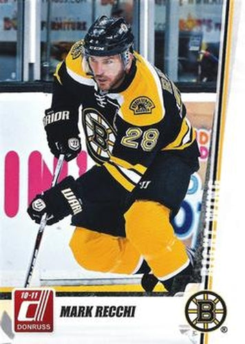 #97 Mark Recchi - Boston Bruins - 2010-11 Donruss Hockey