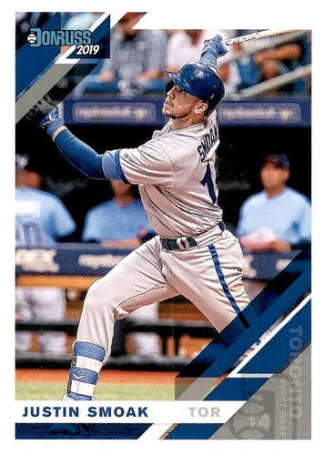 #97 Justin Smoak - Toronto Blue Jays - 2019 Donruss Baseball