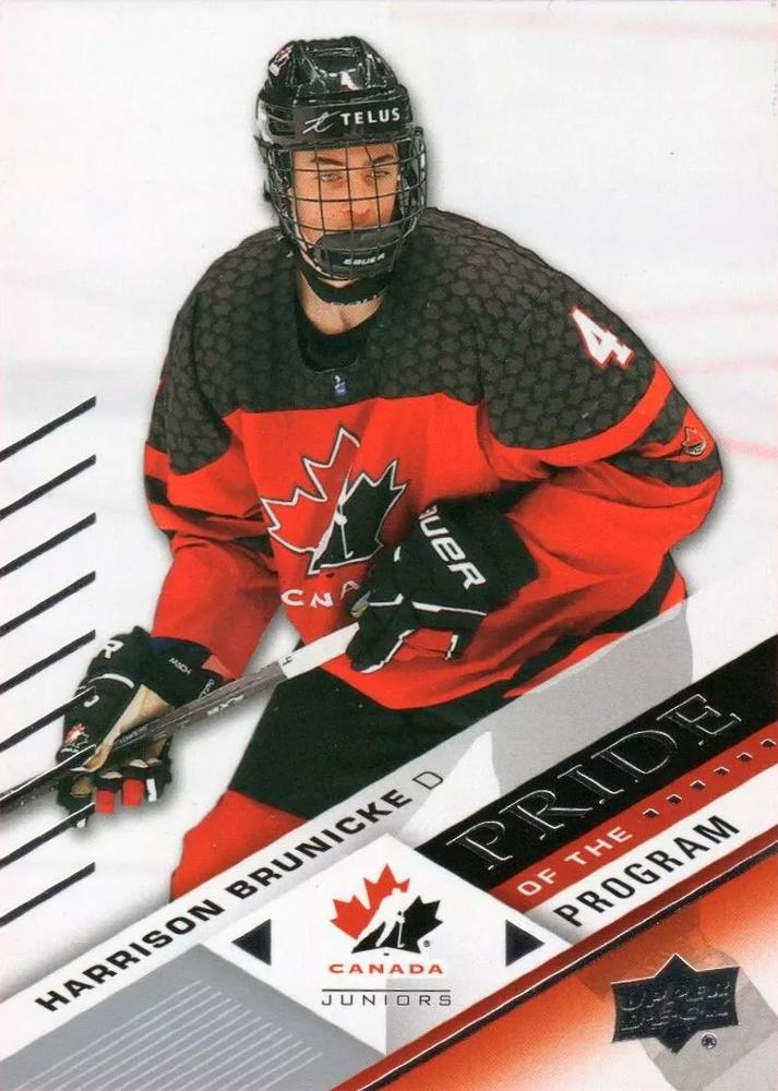 #97 Harrison Brunicke - Canada - 2024 Upper Deck Team Canada Juniors Hockey