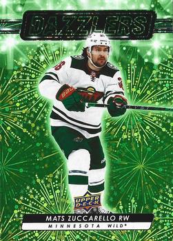 #DZ-97 Mats Zuccarello - Minnesota Wild - 2023-24 Upper Deck - Dazzlers Green Hockey