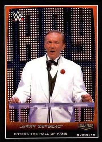 #97 Larry Zbyszko - 2015 Topps WWE Road to Wrestlemania Wrestling