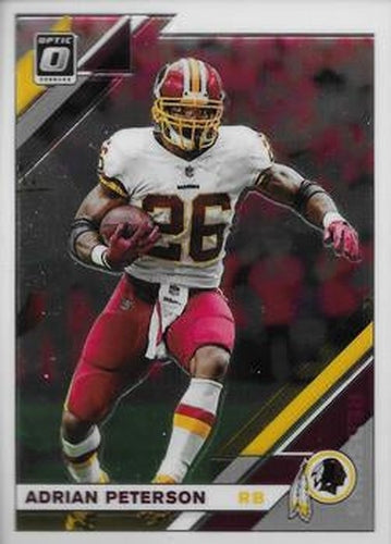 #97 Adrian Peterson - Washington Redskins - 2019 Donruss Optic Football