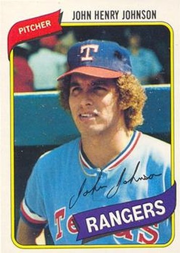 #97 John Henry Johnson - Texas Rangers - 1980 O-Pee-Chee Baseball