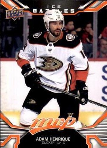 #97 Adam Henrique - Anaheim Ducks - 2022-23 Upper Deck MVP - Ice Battles Hockey