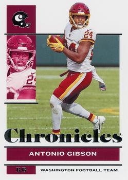 #97 Antonio Gibson - Washington Football Team - 2021 Panini Chronicles Football