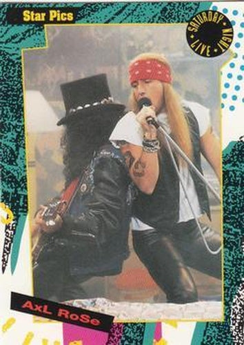 #97 Axl Rose - 1992 Star Pics Saturday Night Live