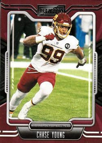 #97 Chase Young - Washington Football Team - 2021 Panini Playbook Football