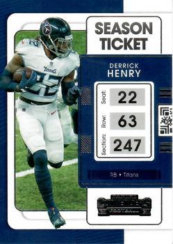 #97 Derrick Henry - Tennessee Titans - 2021 Panini Contenders Football