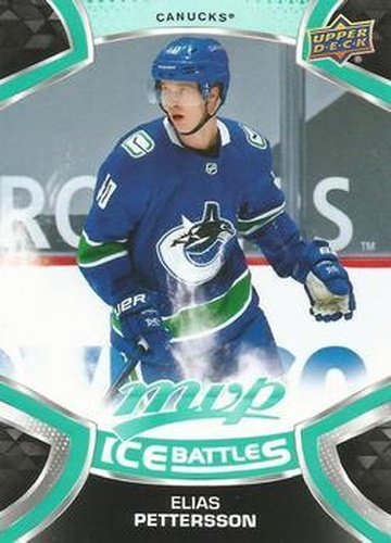 #97 Elias Pettersson - Vancouver Canucks - 2021-22 Upper Deck MVP - Ice Battles Hockey