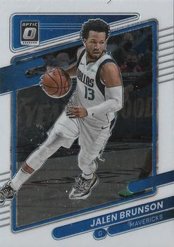 #97 Jalen Brunson - Dallas Mavericks - 2021-22 Donruss Optic Basketball