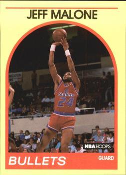 #97 Jeff Malone - Washington Bullets - 1989-90 Hoops Superstars Basketball