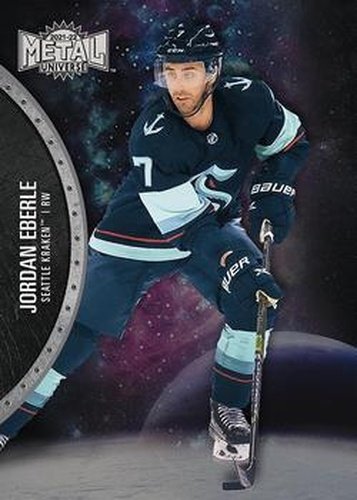 #97 Jordan Eberle - Seattle Kraken - 2021-22 Skybox Metal Universe Hockey