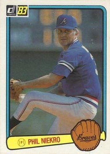 #97 Phil Niekro - Atlanta Braves - 1983 Donruss Baseball