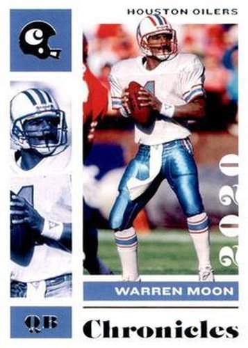 #97 Warren Moon - Houston Oilers - 2020 Panini Chronicles Football