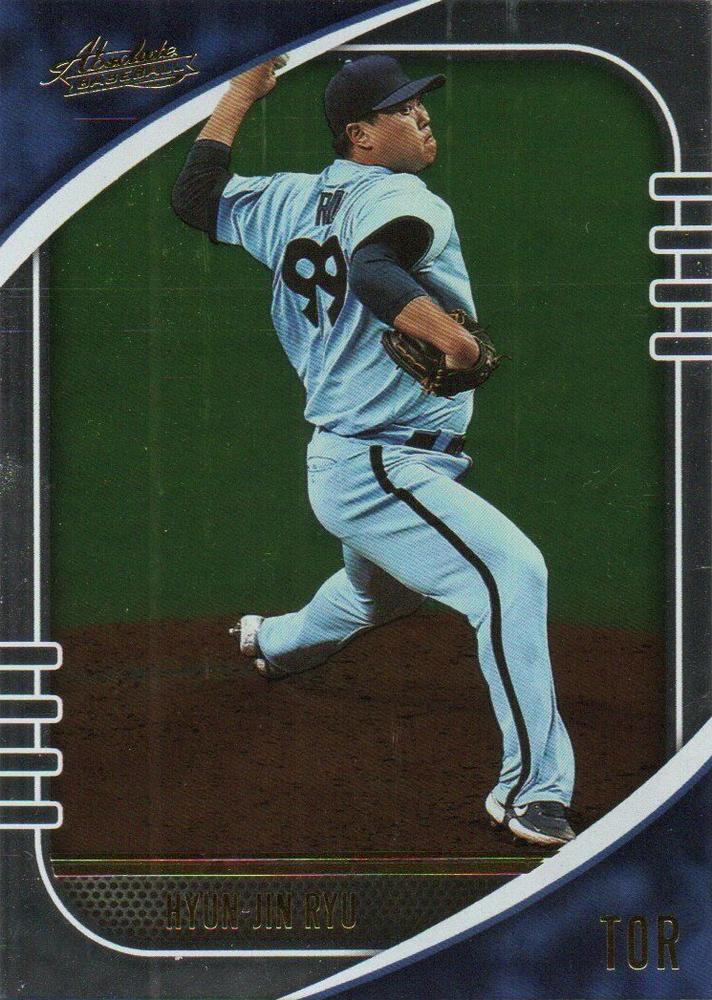 #97 Hyun-Jin Ryu - Toronto Blue Jays - 2021 Panini Absolute Baseball