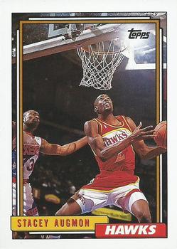 #97 Stacey Augmon - Atlanta Hawks - 1992-93 Topps Basketball