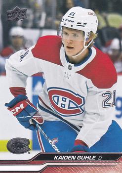 #97 Kaiden Guhle - Montreal Canadiens - 2023-24 Upper Deck Hockey