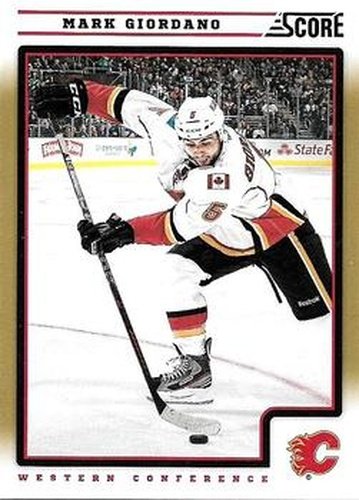 #97 Mark Giordano - Calgary Flames - 2012-13 Score - Gold Rush Hockey