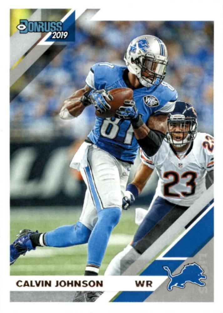 #97 Calvin Johnson - Detroit Lions - 2019 Donruss Football