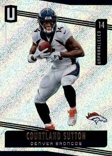 #97 Courtland Sutton - Denver Broncos - 2019 Panini Unparalleled Football