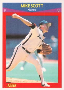 #97 Mike Scott - Houston Astros - 1990 Score 100 Superstars Baseball
