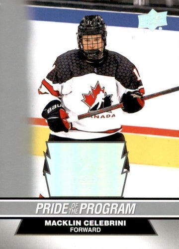 #97 Macklin Celebrini - Canada - 2023 Upper Deck Team Canada Juniors Hockey