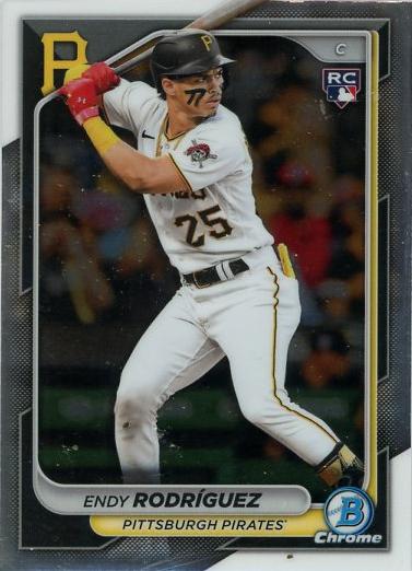 #97 Endy Rodríguez - Pittsburgh Pirates - 2024 Bowman Chrome Baseball