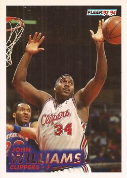 #97 John Williams - Los Angelesippers - 1993-94 Fleer Basketball