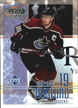#97 Markus Naslund - Vancouver Canucks - 2001-02 Upper Deck Playmakers Hockey