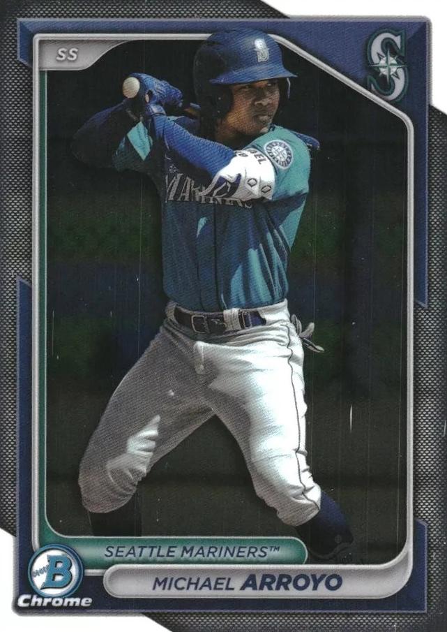 #BCP-97 Michael Arroyo - Seattle Mariners - 2024 Bowman - Chrome Prospects Baseball