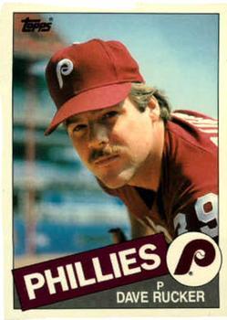 #98T Dave Rucker - Philadelphia Phillies - 1985 Topps Traded Baseball