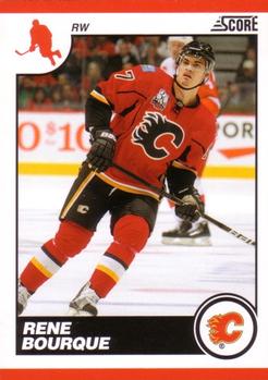 #98 Rene Bourque - Calgary Flames - 2010-11 Score Hockey