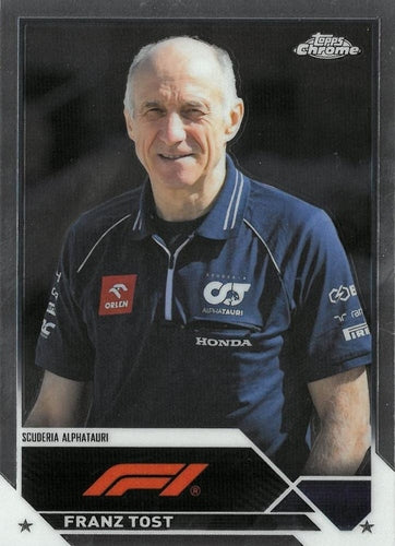 #98 Franz Tost - Scuderia AlphaTauri - 2023 Topps Chrome Formula 1 Racing