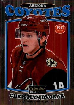 #R-98 Christian Dvorak - Arizona Coyotes - 2016-17 O-Pee-Chee Platinum - Retro Hockey