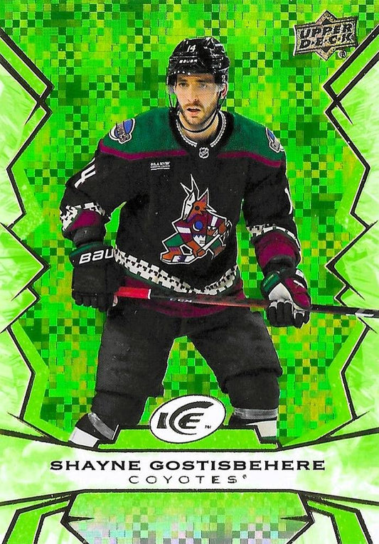 #98 Shayne Gostisbehere - Arizona Coyotes - 2022-23 Upper Deck Ice - Green Hockey