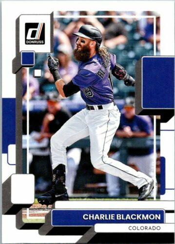 #98 Charlie Blackmon - Colorado Rockies - 2022 Donruss Baseball