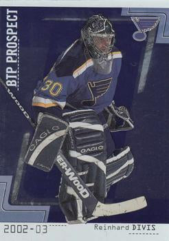 #98 Reinhard Divis - St. Louis Blues - 2002-03 Be a Player Between the Pipes Hockey