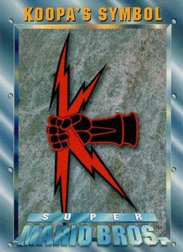 #98 Koopa's Symbol - 1993 SkyBox Super Mario Bros.
