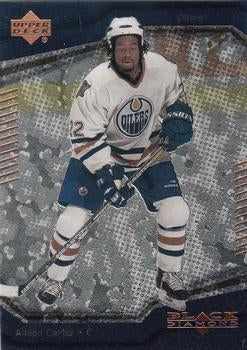#98 Anson Carter - Edmonton Oilers - 2000-01 Upper Deck Black Diamond Hockey