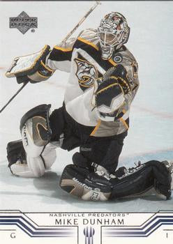 #98 Mike Dunham - Nashville Predators - 2001-02 Upper Deck Hockey