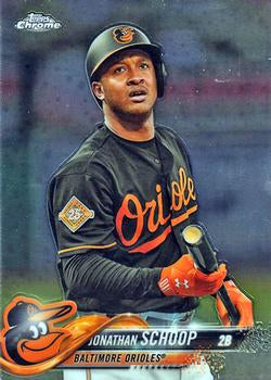 #98 Jonathan Schoop - Baltimore Orioles - 2018 Topps Chrome Baseball
